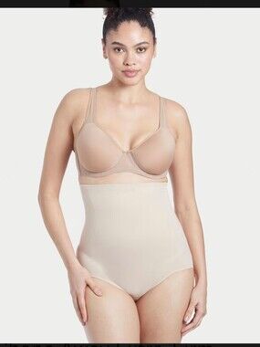TC Intimates High-Waist Shaping Briefs in Nude
